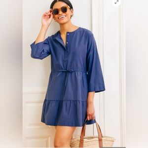 Tuckernuck Pomander Place Navy Lucy Dress in Navy in Size Small